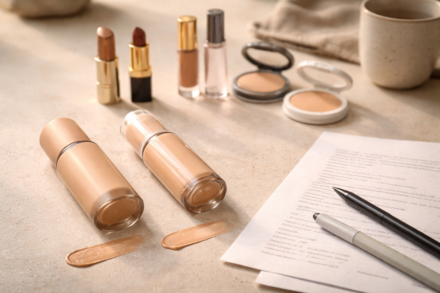 Dupe makeup uden røde plamager: din enkle INCI-guide