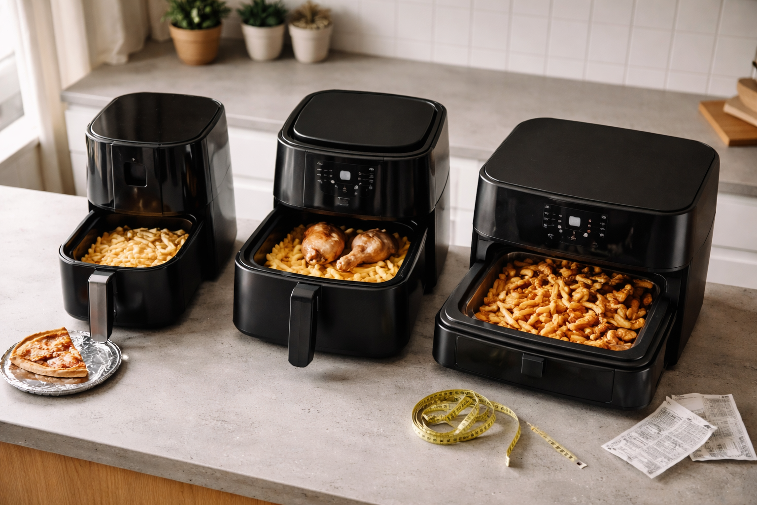 Da jeg købte min tredje airfryer, forstod jeg endelig hvad liter ikke fortæller dig