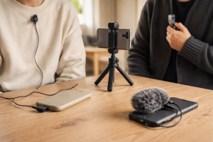 3 mikrofonvalg der løfter din mobilvideo fra “meh” til “okay wow”