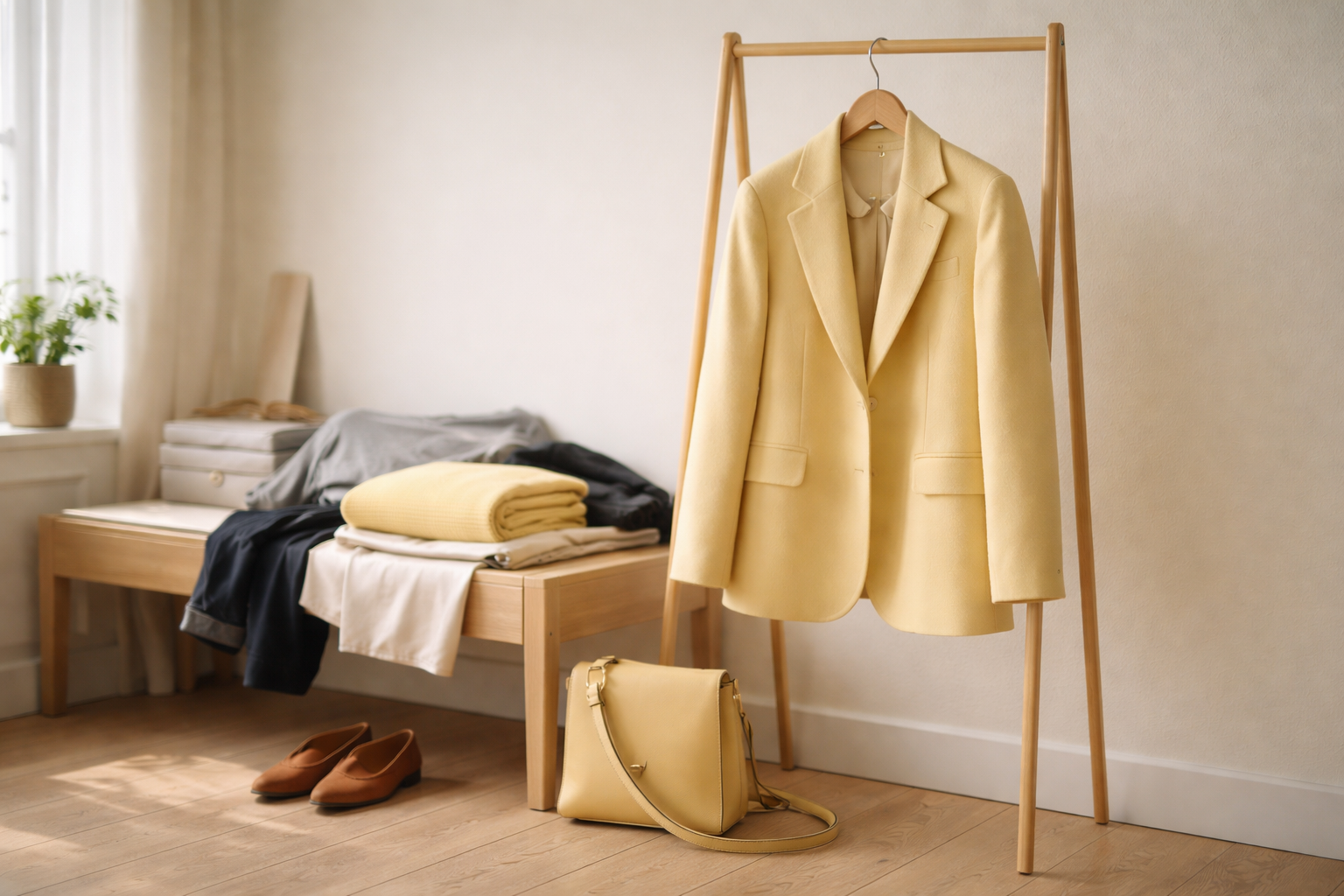 Butter yellow: sådan bruger du den nye neutrale trendfarve i din garderobe