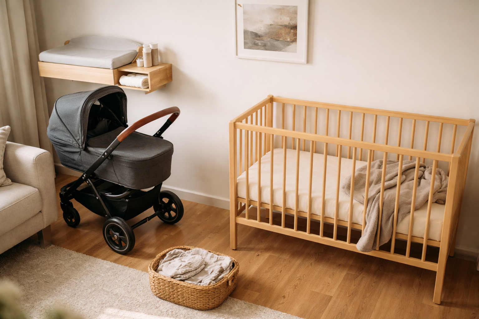 Babyudstyr i nordisk design: det, der blender ind - og det du roligt kan droppe